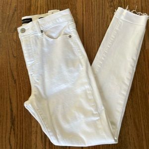 Banana Republic white denim jeans